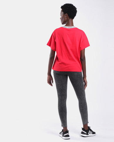 Levis VARSITY TEE RED Image 5 Preview