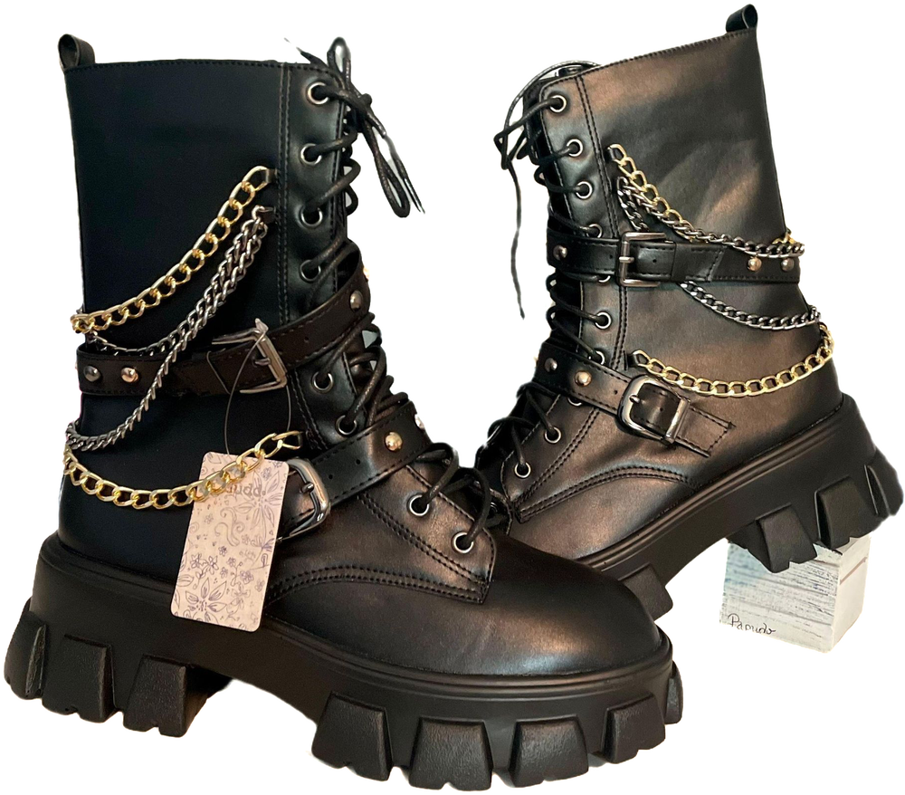Mudd Krystal Combat Boots Preview Image
