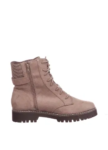 Primark Autumn Lace Up Boots with Faux Suede Buckle Preview Image
