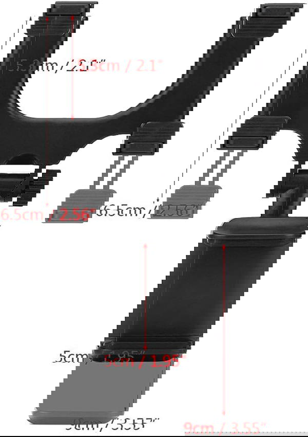 كيولو حامل موبايل يثبت على مراة الرؤية الخلفية للسيارة Image 2 Preview