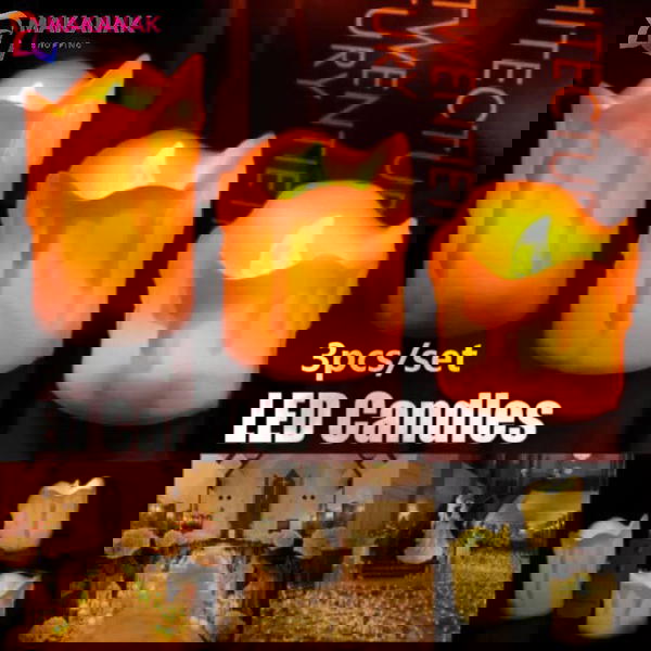طقم شمع الرومانسيه Image 2 Preview
