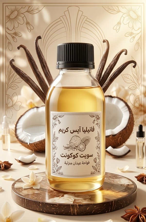 عطر فواحة عيدان برائحة ايس كريم فانيليا وسويت كوكونت  Image 2 Preview
