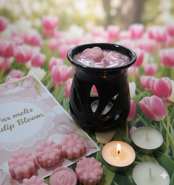 مجموعة فواحة وشمع الفوندو بعطر التوليب  Image 2 Preview