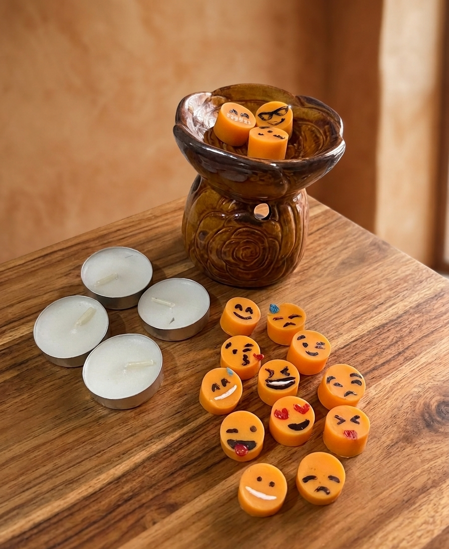 مجموعة فوندو سمايلى فيس بعطر جولدن مسك  Preview Image