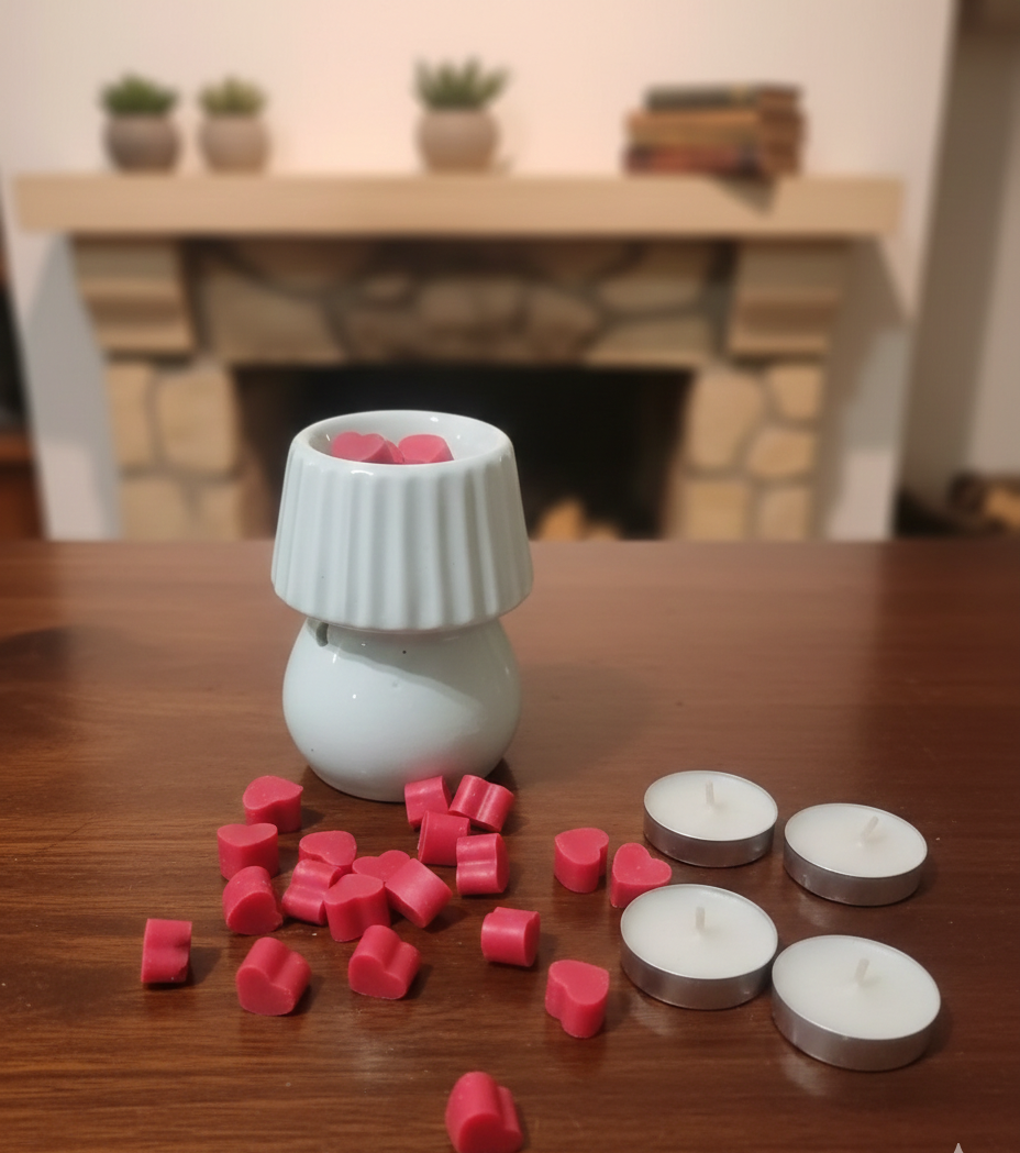 مجموعه شمع القلوب المعطر بعطر فانيلا بليس Preview Image