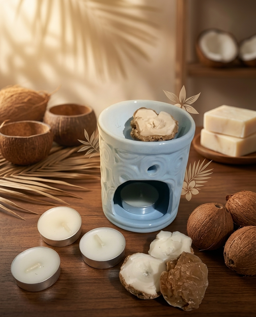 مجموعة شمع فوندو بعطر سويت كوكونت  Preview Image