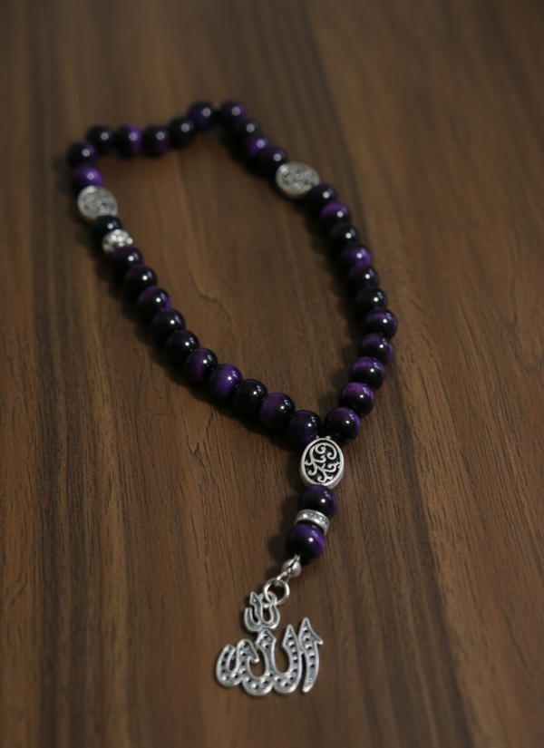 سبحة عين النمر بنفسجى Image 2 Preview