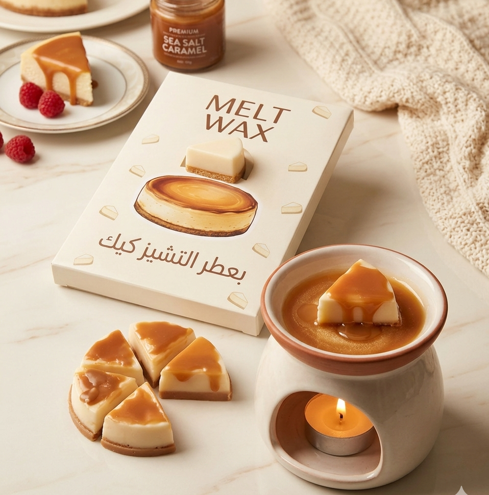 شمع فوندو بعطر التشيز كيك  Preview Image