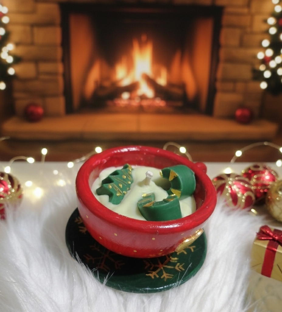 شمعه الفنجان بعطر الكريسماس  Preview Image