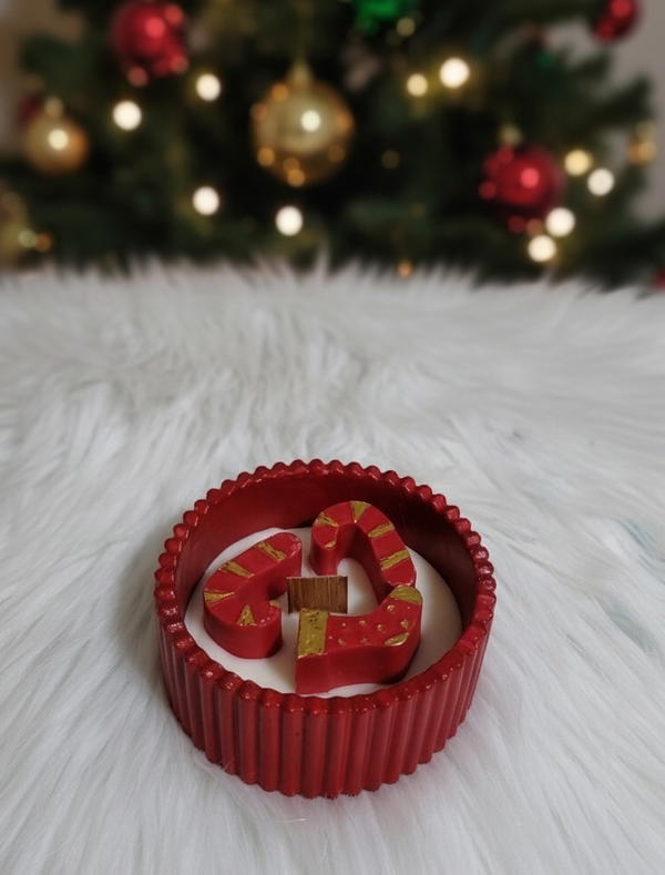 شمعة الكريسماس برائحة ابل بامبكين Image 4 Preview