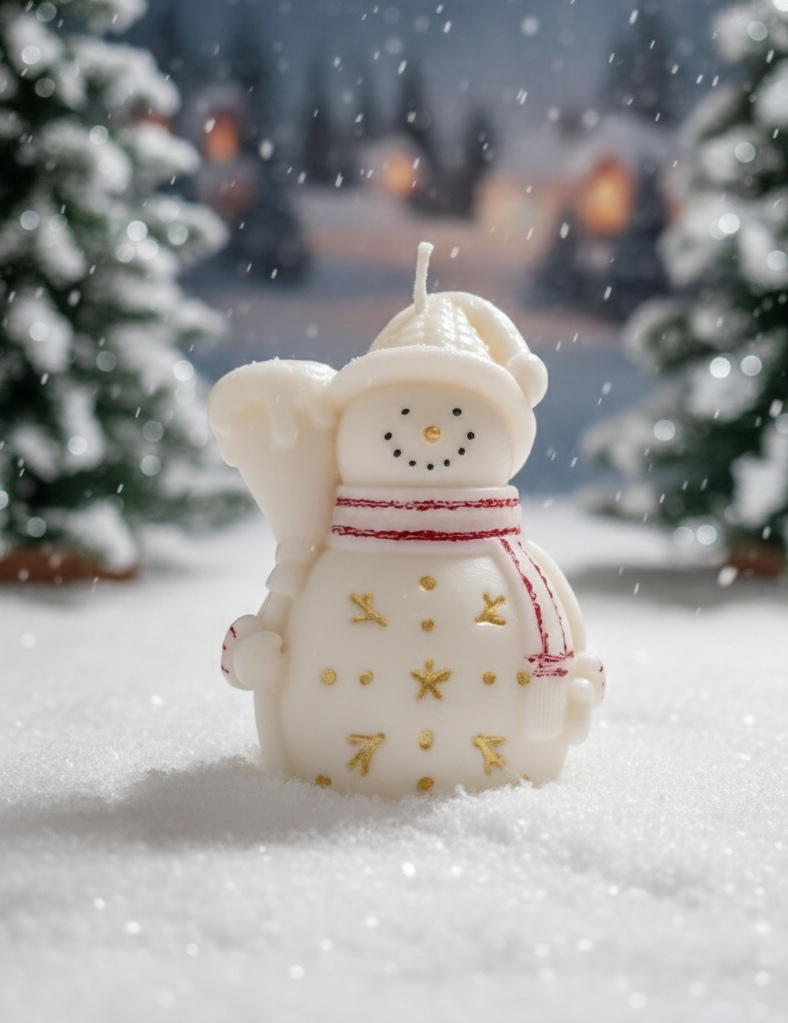 شمعه سنو مان بعطر الكراميل Preview Image