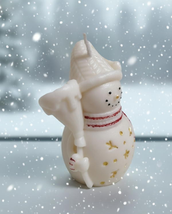 شمعه سنو مان بعطر الكراميل Image 3 Preview