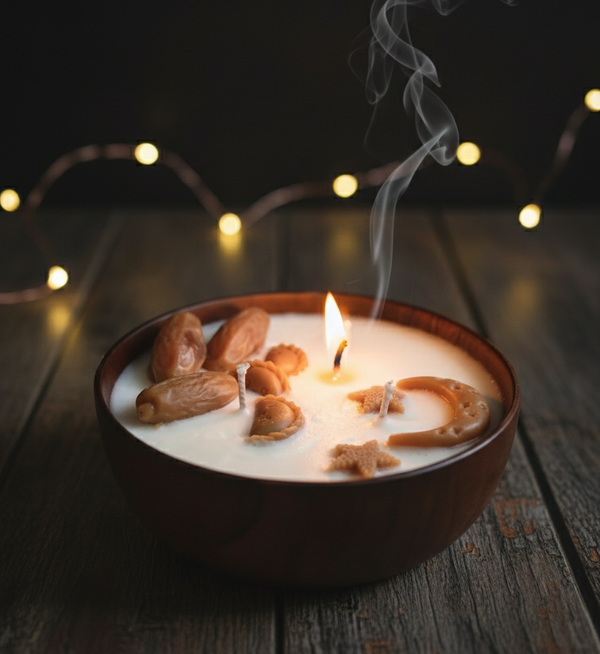 شمعة طبق رمضان بعطر مسك الكعبة Image 2 Preview