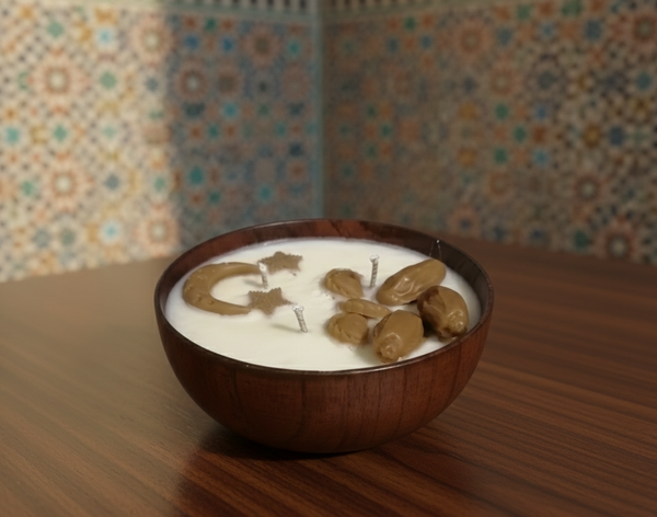 شمعة طبق رمضان بعطر مسك الكعبة Image 3 Preview