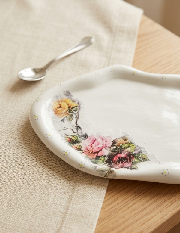 شمعة طبيعيه بعطر اللافندر مع كوستر كونكريت Image 6 Preview