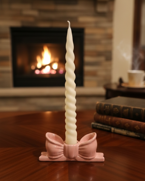 طقم كونكريت هاند ميد فازة وكوستر وشمعدان Image 4 Preview