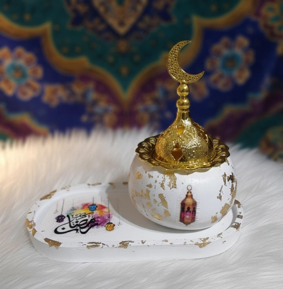 طقم مبخرة وكوستر هاند ميد  Preview Image