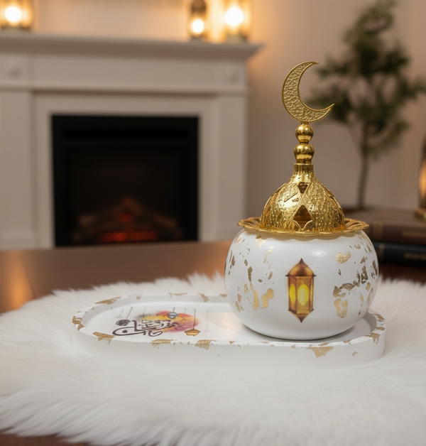 طقم مبخرة وكوستر هاند ميد  Image 2 Preview