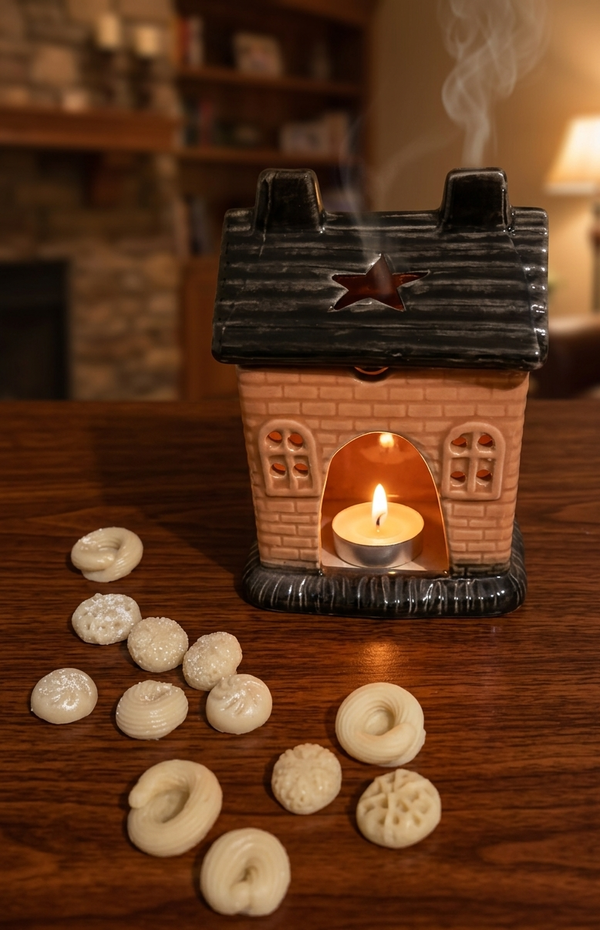 طقم شمع فوندو على شكل كحك العيد  Image 4 Preview