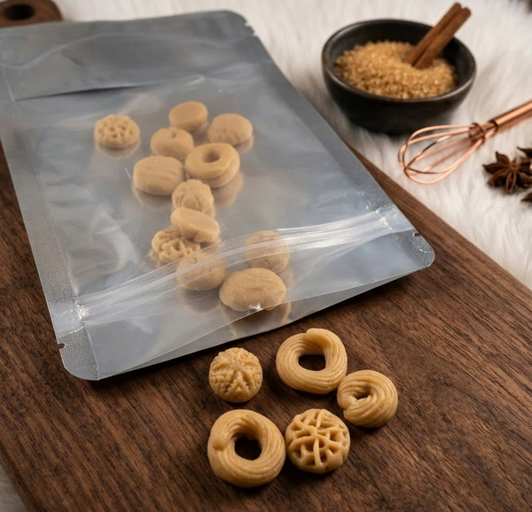 طقم شمع فوندو على شكل كحك العيد  Image 6 Preview