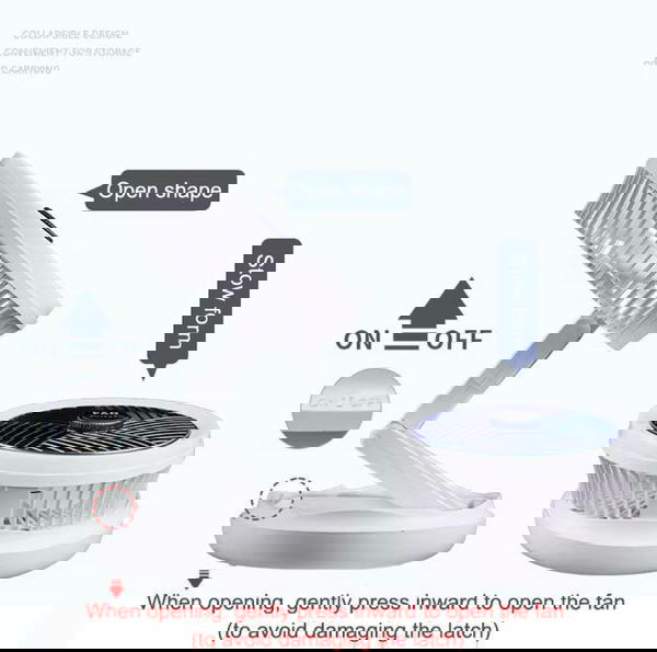 مروحة شحن حجم صغير  Image 2 Preview