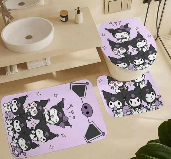 kuromi 3pcs bathroom set Image 2 Preview
