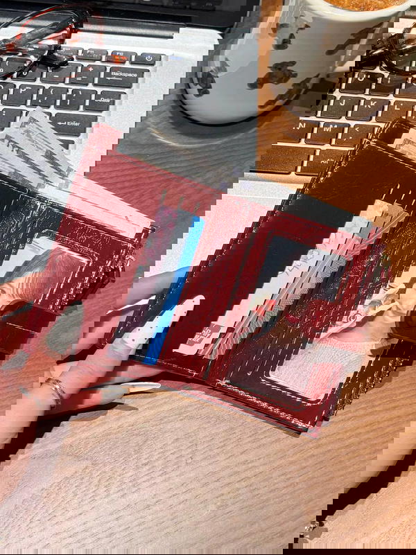 leather purse Image 1 Preview