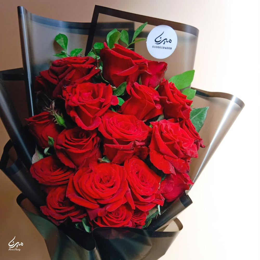 بوكية ورد أحمر طبيعي ❤️✨ Preview Image