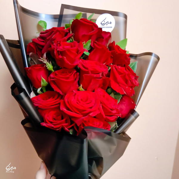بوكية ورد أحمر طبيعي ❤️✨ Image 2 Preview