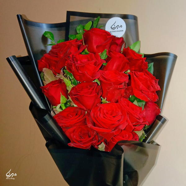 بوكية ورد أحمر طبيعي ❤️✨ Image 3 Preview