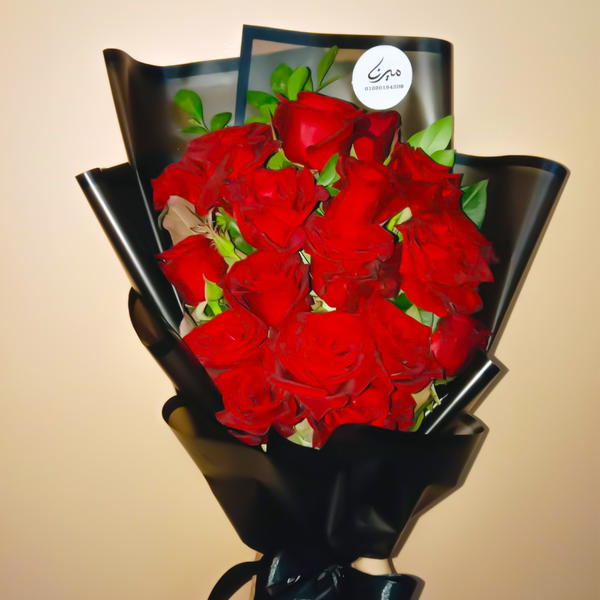 بوكية ورد أحمر طبيعي ❤️✨ Image 4 Preview