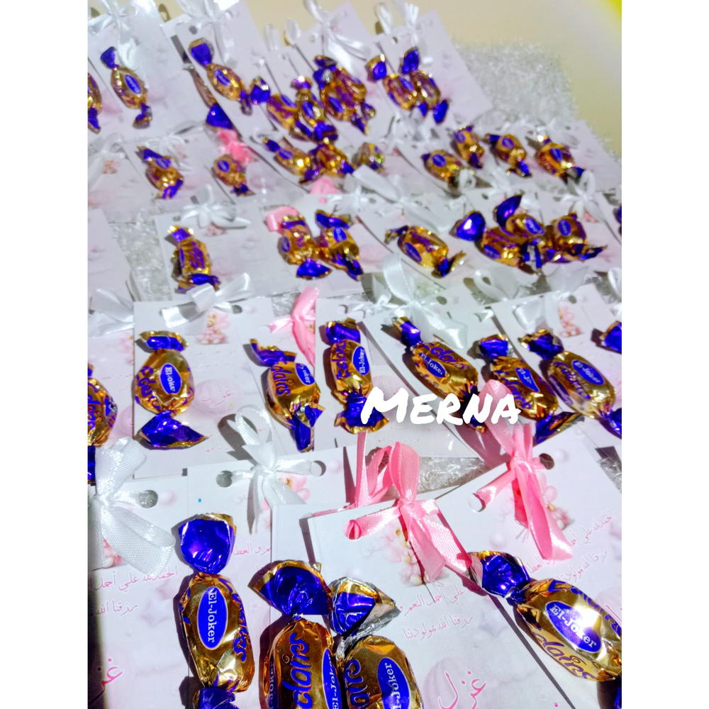 توزيعات سبوع بالتوفي والفيونكة مقاس 6*9💕 Preview Image