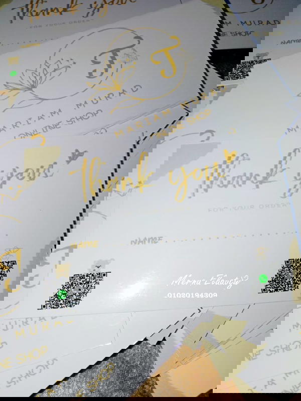 كروت شخصيه وش وضهر مقاس 6*9💖 Image 1 Preview