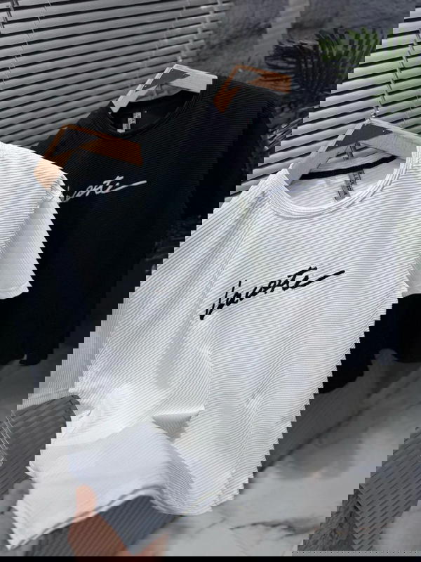 تيشيرت بسكوته اوفر سايز تطريز  Image 4 Preview
