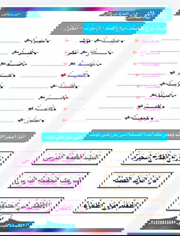 التميز فى اللغة العربية للصف الأول ترم أول  Image 7 Preview