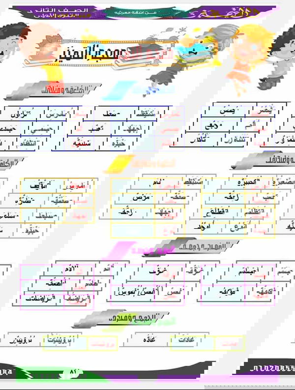 التميز فى اللغة العربية للصف الثاني الابتدائي  Image 4 Preview