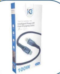 Cable K3 Tybe c Laghtining 100w K64 Image 1 Preview
