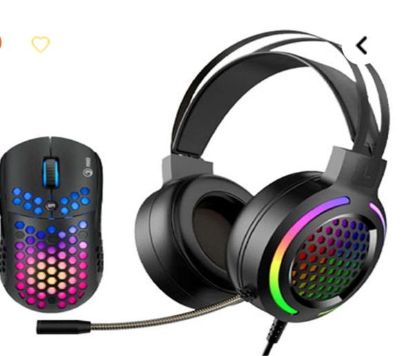 hedphone gaming Marvo with mous gaming Image 1 Preview