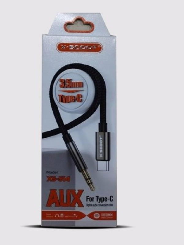 كابل AUX تايب سي Xscoot Image 1 Preview