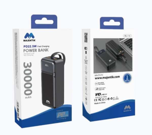 power bank majntic 30000mah 22.5w Image 1 Preview