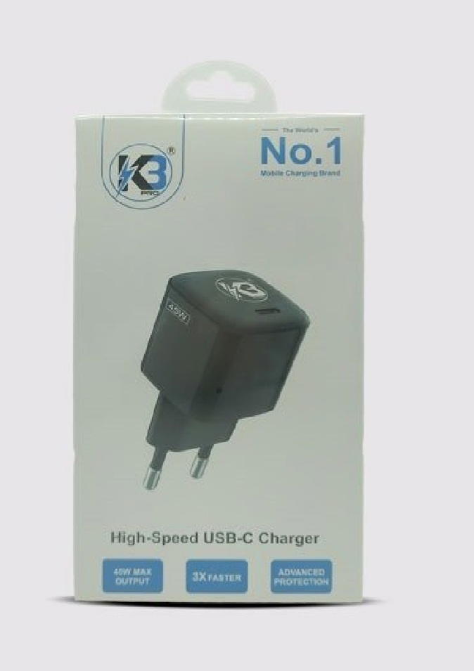 راس شاحن K3 45w مخرج pd Preview Image