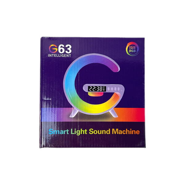 سبيكر وشاحن لاسلكي حرف G مع إضاءة RGB Image 5 Preview