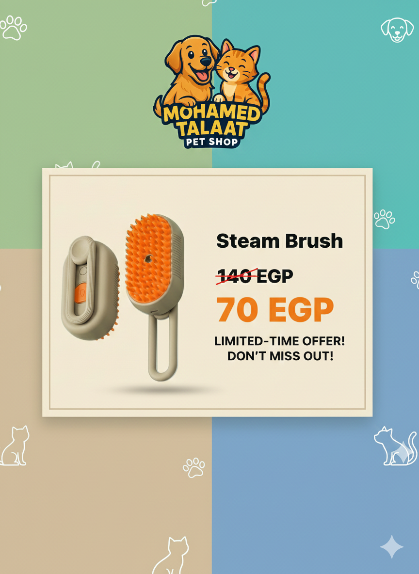 فرشاة القطط البخارية، 3 في 1 فرشاة بخارية للقطط Preview Image