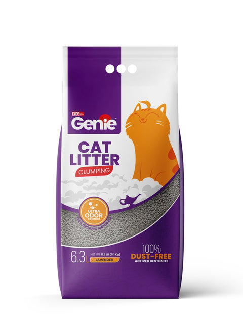 رمل القطط من جيني متكتل ٦.٣ لتر لافندر Preview Image