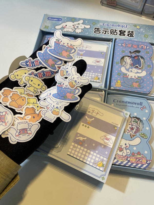 30 ستيكرز+ 150 فاصلة لاصق💜🍃سينامورول🐇 Image 2 Preview