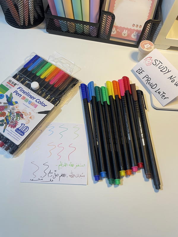 اقلام fineliner سن ريشه🪶🥹🖤🖤🦋 Image 1 Preview