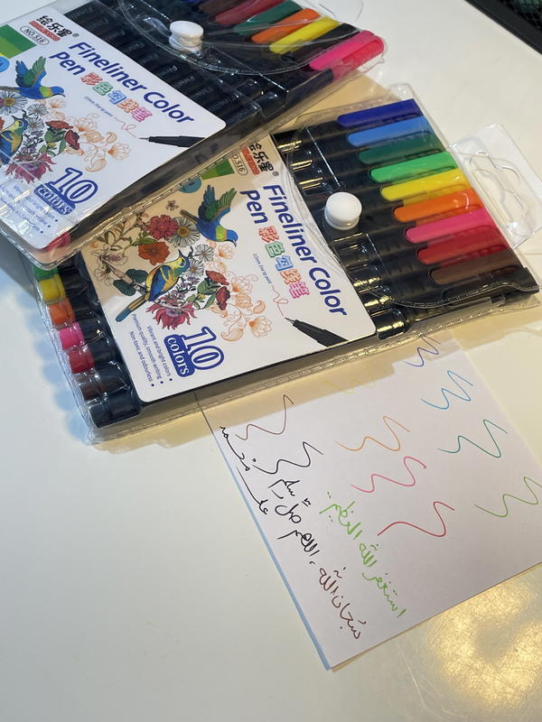 اقلام fineliner سن ريشه🪶🥹🖤🖤🦋 Image 2 Preview