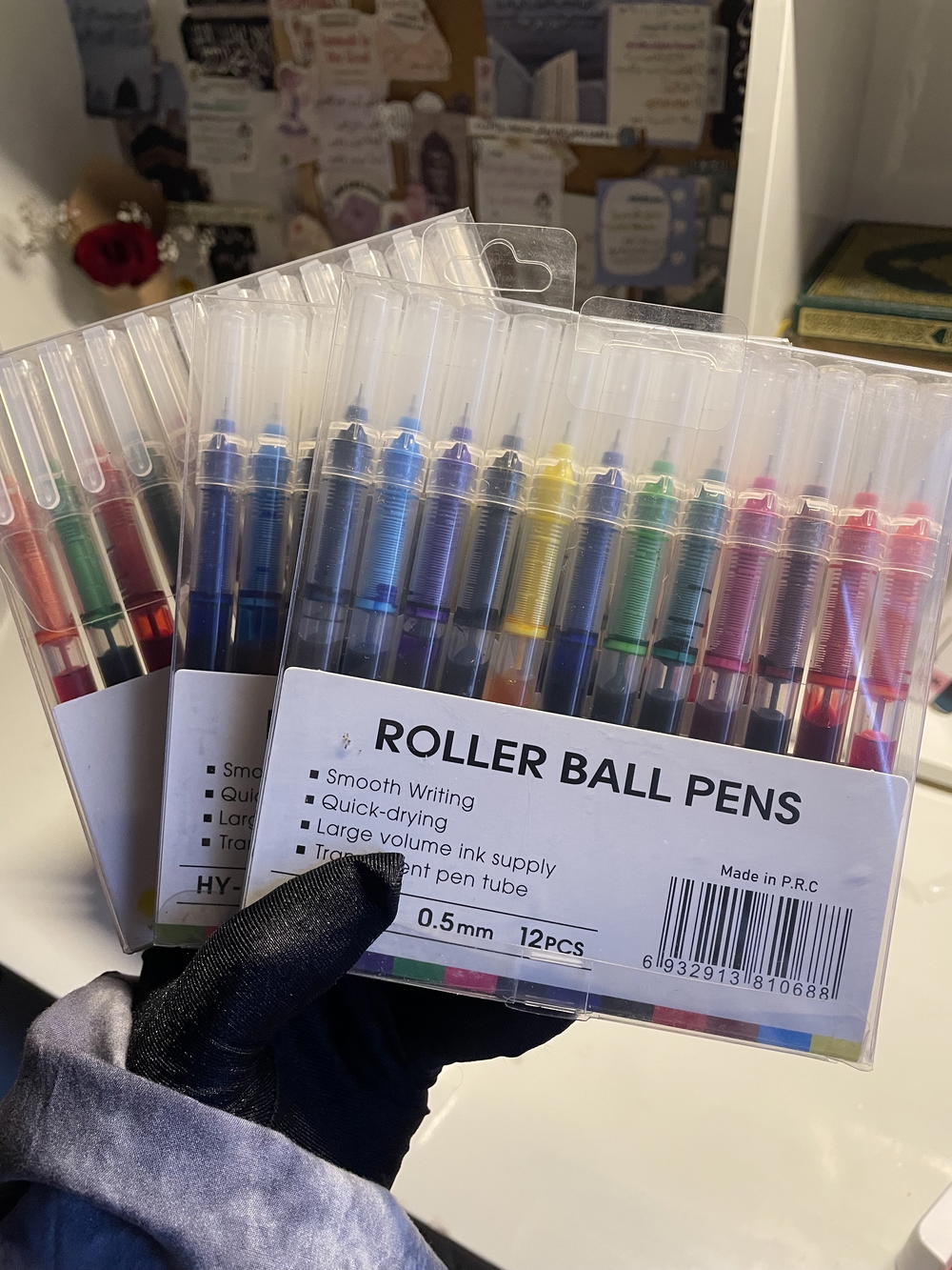 اقلام12 حبر جل مستوردة Roller سلس وناعم بالكتابة💗🫰🏻 Preview Image