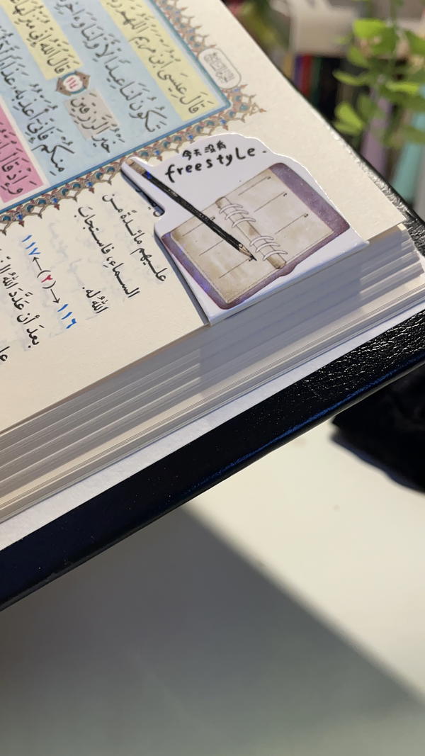 بوك مارك ماجنتك📚🧲المجموعة فيها 4قطع✨دابل فيس Image 5 Preview