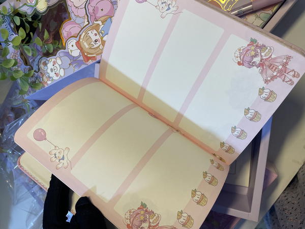 بوكس نوت بوك انيمي🍡🏯 مع ملحقات التفاصيل ڤيديو في الصفحة Image 4 Preview